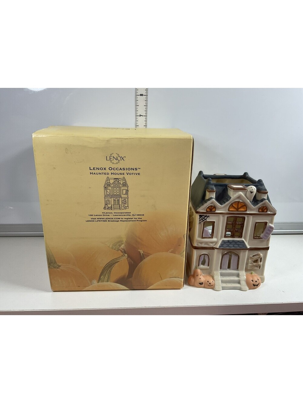 Lenox Haunted House Votive Holder IOB
